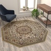 image:imageFlash Furniture Mersin Collection Persian Style Area Rug  Olefin Ivory NonShedding Fibers  2 x 3  Jute Backing  Hallway Entryway Bedroom Living RoomIvory