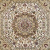 image:imageFlash Furniture Mersin Collection Persian Style Area Rug  Olefin Ivory NonShedding Fibers  2 x 3  Jute Backing  Hallway Entryway Bedroom Living RoomIvory