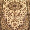 image:imageFlash Furniture Mersin Collection Persian Style Area Rug  Olefin Ivory NonShedding Fibers  2 x 3  Jute Backing  Hallway Entryway Bedroom Living RoomIvory