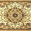 image:imageFlash Furniture Mersin Collection Persian Style Area Rug  Olefin Ivory NonShedding Fibers  2 x 3  Jute Backing  Hallway Entryway Bedroom Living RoomIvory