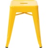 image:imageFlash Furniture Metal Dining Table Height Stool  Backless Yellow Kai Commercial Grade Stool  18 Inch Stackable Dining Chair  Set of 4
