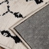 image:imageFlash Furniture Minnie SlideStop MultiSurface Reversible NonSlip Cushion Rug Pad 14 Thick Floor Protection for 5x8 Area Rug Gray41 x 6 Rectangular