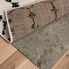 image:imageFlash Furniture Minnie SlideStop MultiSurface Reversible NonSlip Cushion Rug Pad 14 Thick Floor Protection for 5x8 Area Rug Gray5 x 711 Rectangular