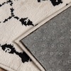image:imageFlash Furniture Minnie SlideStop MultiSurface Reversible NonSlip Cushion Rug Pad 14 Thick Floor Protection for 5x8 Area Rug Gray5 x 711 Rectangular