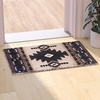 image:imageFlash Furniture Mohave Traditional Southwestern Style Area Rug  Rustic Ivory Accent Rug  2 x 7  Olefin Fibers with Jute BackingBrown