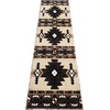 image:imageFlash Furniture Mohave Traditional Southwestern Style Area Rug  Rustic Ivory Accent Rug  2 x 7  Olefin Fibers with Jute BackingBrown