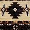 image:imageFlash Furniture Mohave Traditional Southwestern Style Area Rug  Rustic Ivory Accent Rug  2 x 7  Olefin Fibers with Jute BackingBrown