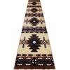 image:imageFlash Furniture Mohave Traditional Southwestern Style Area Rug  Rustic Ivory Accent Rug  2 x 7  Olefin Fibers with Jute BackingBrown