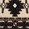 image:imageFlash Furniture Mohave Traditional Southwestern Style Area Rug  Rustic Ivory Accent Rug  2 x 7  Olefin Fibers with Jute BackingBrown