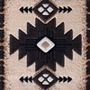 image:imageFlash Furniture Mohave Traditional Southwestern Style Area Rug  Rustic Ivory Accent Rug  2 x 7  Olefin Fibers with Jute BackingBrown