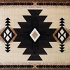 image:imageFlash Furniture Mohave Traditional Southwestern Style Area Rug  Rustic Ivory Accent Rug  2 x 7  Olefin Fibers with Jute BackingBrown