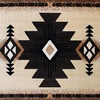 image:imageFlash Furniture Mohave Traditional Southwestern Style Area Rug  Rustic Ivory Accent Rug  2 x 7  Olefin Fibers with Jute BackingBrown