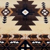 image:imageFlash Furniture Mohave Traditional Southwestern Style Area Rug  Rustic Ivory Accent Rug  2 x 7  Olefin Fibers with Jute BackingBrown
