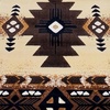 image:imageFlash Furniture Mohave Traditional Southwestern Style Area Rug  Rustic Ivory Accent Rug  2 x 7  Olefin Fibers with Jute BackingBrown