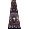 image:imageFlash Furniture Mohave Traditional Southwestern Style Area Rug  Rustic Ivory Accent Rug  2 x 7  Olefin Fibers with Jute BackingChocolate