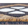 image:imageFlash Furniture Mohave Traditional Southwestern Style Area Rug  Rustic Ivory Accent Rug  2 x 7  Olefin Fibers with Jute BackingChocolate