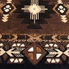 image:imageFlash Furniture Mohave Traditional Southwestern Style Area Rug  Rustic Ivory Accent Rug  2 x 7  Olefin Fibers with Jute BackingChocolate