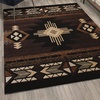 image:imageFlash Furniture Mohave Traditional Southwestern Style Area Rug  Rustic Ivory Accent Rug  2 x 7  Olefin Fibers with Jute BackingChocolate