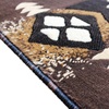 image:imageFlash Furniture Mohave Traditional Southwestern Style Area Rug  Rustic Ivory Accent Rug  2 x 7  Olefin Fibers with Jute BackingChocolate