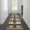 image:imageFlash Furniture Mohave Traditional Southwestern Style Area Rug  Rustic Ivory Accent Rug  2 x 7  Olefin Fibers with Jute BackingIvory