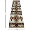 image:imageFlash Furniture Mohave Traditional Southwestern Style Area Rug  Rustic Ivory Accent Rug  2 x 7  Olefin Fibers with Jute BackingIvory