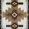 image:imageFlash Furniture Mohave Traditional Southwestern Style Area Rug  Rustic Ivory Accent Rug  2 x 7  Olefin Fibers with Jute BackingIvory