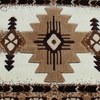 image:imageFlash Furniture Mohave Traditional Southwestern Style Area Rug  Rustic Ivory Accent Rug  2 x 7  Olefin Fibers with Jute BackingIvory