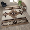 image:imageFlash Furniture Mohave Traditional Southwestern Style Area Rug  Rustic Ivory Accent Rug  2 x 7  Olefin Fibers with Jute BackingIvory