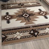 image:imageFlash Furniture Mohave Traditional Southwestern Style Area Rug  Rustic Ivory Accent Rug  2 x 7  Olefin Fibers with Jute BackingIvory
