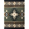 image:imageFlash Furniture Mohave Traditional Southwestern Style Area Rug  Rustic Ivory Accent Rug  2 x 7  Olefin Fibers with Jute BackingSage