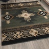 image:imageFlash Furniture Mohave Traditional Southwestern Style Area Rug  Rustic Ivory Accent Rug  2 x 7  Olefin Fibers with Jute BackingSage