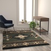 image:imageFlash Furniture Mohave Traditional Southwestern Style Area Rug  Rustic Ivory Accent Rug  2 x 7  Olefin Fibers with Jute BackingSage