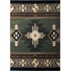 image:imageFlash Furniture Mohave Traditional Southwestern Style Area Rug  Rustic Ivory Accent Rug  2 x 7  Olefin Fibers with Jute BackingSage