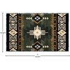 image:imageFlash Furniture Mohave Traditional Southwestern Style Area Rug  Rustic Ivory Accent Rug  2 x 7  Olefin Fibers with Jute BackingSage