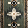 image:imageFlash Furniture Mohave Traditional Southwestern Style Area Rug  Rustic Ivory Accent Rug  2 x 7  Olefin Fibers with Jute BackingSage