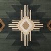 image:imageFlash Furniture Mohave Traditional Southwestern Style Area Rug  Rustic Ivory Accent Rug  2 x 7  Olefin Fibers with Jute BackingSage