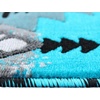 image:imageFlash Furniture Mohave Traditional Southwestern Style Area Rug  Rustic Ivory Accent Rug  2 x 7  Olefin Fibers with Jute BackingTurquoise