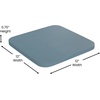 image:imageFlash Furniture Perry Set of 4 Poly Resin Wood Seat  Gray Polystyrene  Rounded Edges for Comfort  For Colorful Metal Chairs and Stools  IndoorOutdoorTealblue