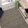 image:imageFlash Furniture Prima Natural Fiber Jute Area Rug 8 x 10  Braided Indoor Jute Rug  Natural Area RugsBlackJute