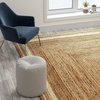 image:imageFlash Furniture Prima Natural Fiber Jute Area Rug 8 x 10  Braided Indoor Jute Rug  Natural Area RugsJute