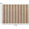 image:imageFlash Furniture Prima Natural Fiber Jute Area Rug 8 x 10  Braided Indoor Jute Rug  Natural Area RugsJute