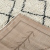 image:imageFlash Furniture Roxy Geometric Style Bohemian Shag Area Rug  5 x 7  IvoryIvoryBlack