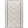 image:imageFlash Furniture Roxy Geometric Style Bohemian Shag Area Rug  5 x 7  IvoryIvoryBlack