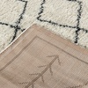 image:imageFlash Furniture Roxy Geometric Style Bohemian Shag Area Rug  5 x 7  IvoryIvoryBlack