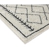 image:imageFlash Furniture Roxy Geometric Style Bohemian Shag Area Rug  5 x 7  IvoryIvoryBlack