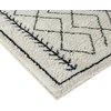 image:imageFlash Furniture Roxy Geometric Style Bohemian Shag Area Rug  5 x 7  IvoryIvoryBlack