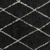 image:imageFlash Furniture Roxy Shag Style Diamond Trellis Area Rug  5 x 7  IvoryCharcoalIvory