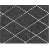 image:imageFlash Furniture Roxy Shag Style Diamond Trellis Area Rug  5 x 7  IvoryCharcoalIvory