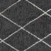 image:imageFlash Furniture Roxy Shag Style Diamond Trellis Area Rug  5 x 7  IvoryCharcoalIvory