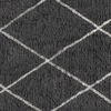 image:imageFlash Furniture Roxy Shag Style Diamond Trellis Area Rug  5 x 7  IvoryCharcoalIvory